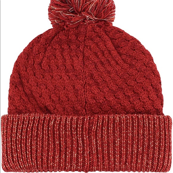 Adidas Women's Twilight II Lurex Ballie Beanie red - Picture 2 of 10